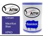 Preview: Citroen, Mauritius Blue, KPKD: 500ml Lackdose, von ATW Autoteile West.